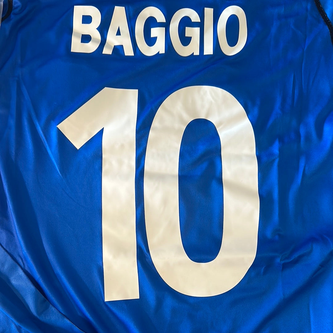 Roberto Baggio Brescia #10 long sleeve vintage jersey.