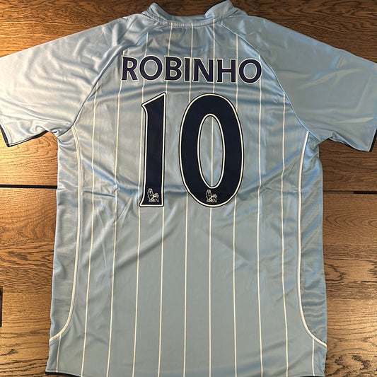 Robinho Manchester City #10 vintage jersey.